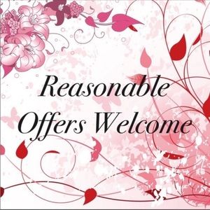 Reasonable offers are always welcome!!